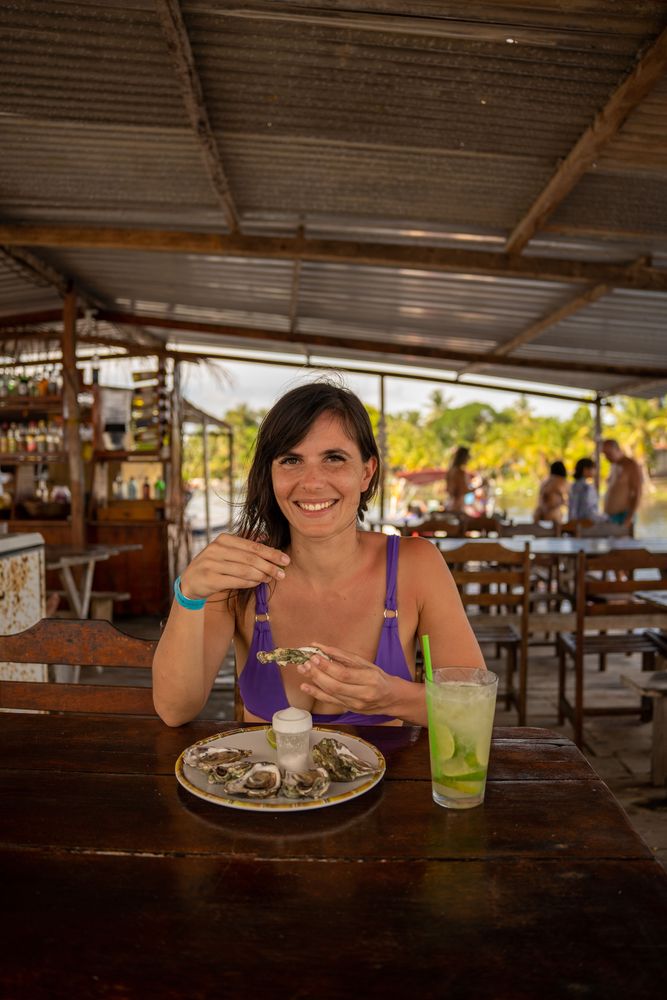 Huitres Boipeba Tinharé Morro de Sao Paulo Brésil