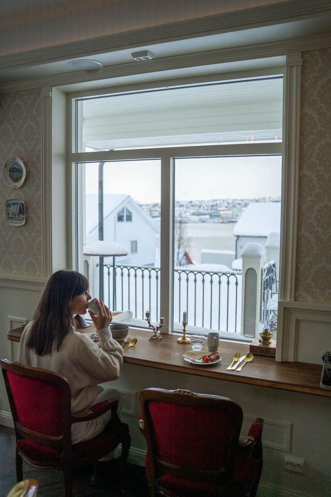 Hôtel Havblikk Tromsø Norvège Petit-déjeuner