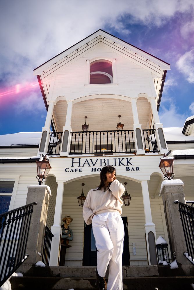 Hôtel Havblikk Tromsø Norvège Porche