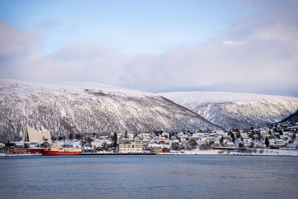 Vue sur Tromsø en Norvège