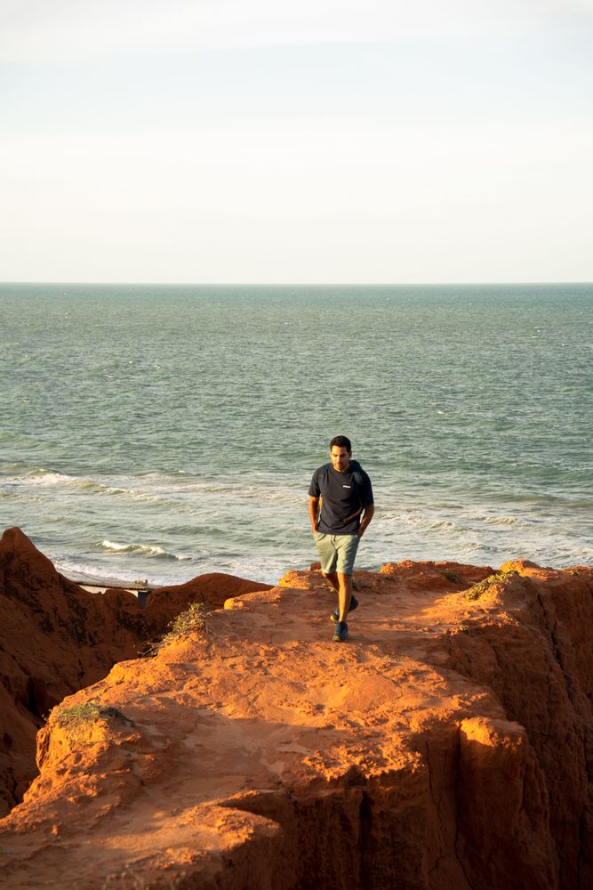 Morro Branco au Brésil dans le Nordeste