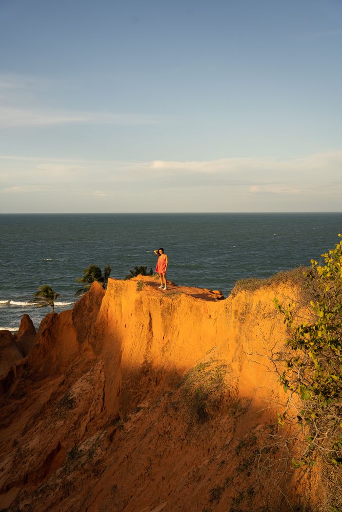 Morro Branco au Brésil dans le Nordeste