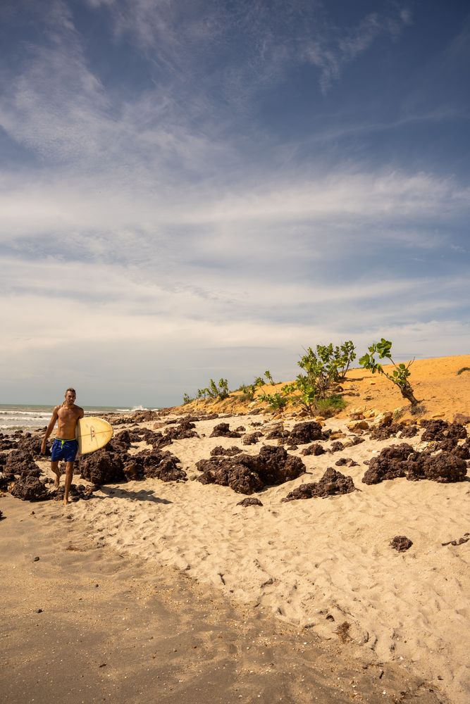 où faire du surf au brésil jericoacoara Brésil
