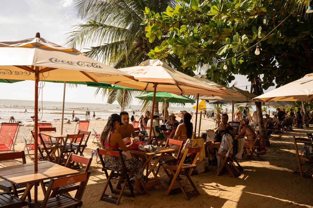 Jericoacoara brésil Nordeste Bar Restaurant sur la plage
