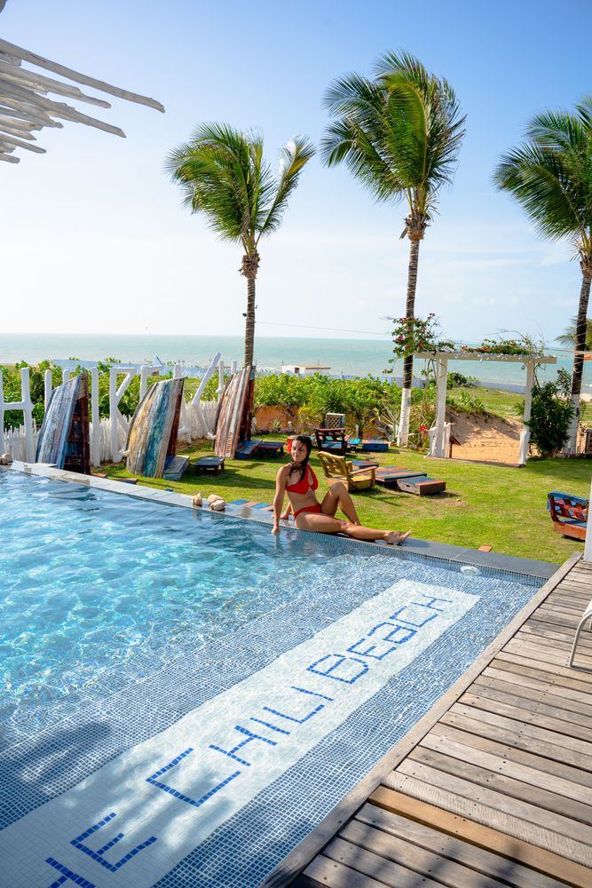 Piscine Chili Beach Hôtel Jericoacoara Brésil