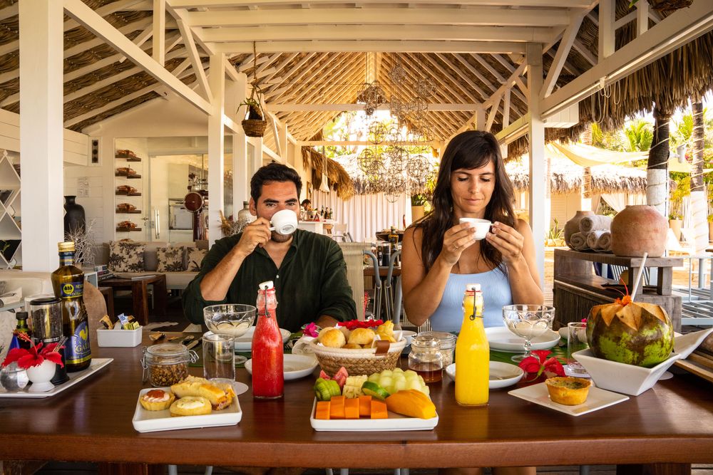 meilleur hotel Jericoacoara brésil petit déjeuner chili beach 