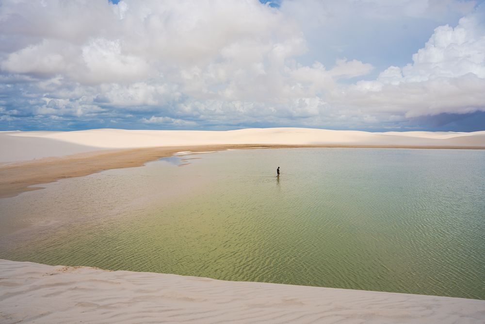 Atins Kite surf parc national Lençóis Maranhenses Brésil