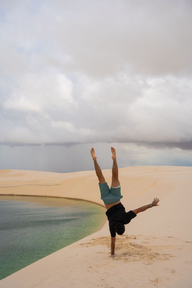 Laguna bonita Lençóis Maranhenses Brésil Nordeste basse saison