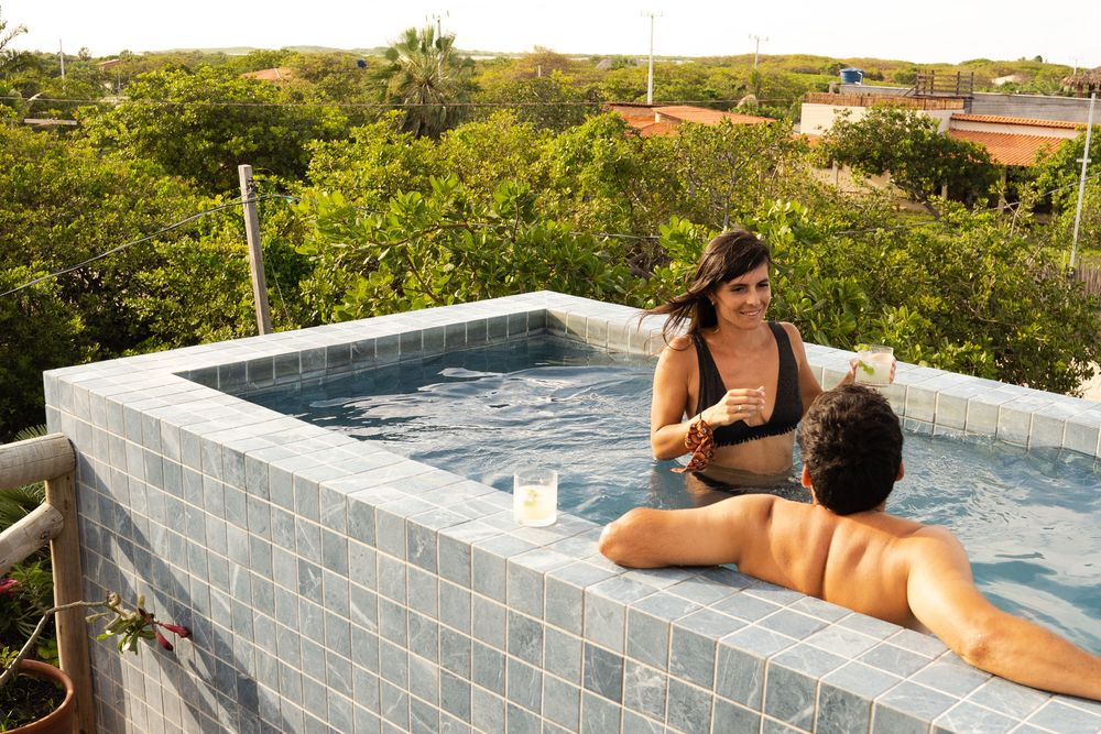 Atins Sky Atins Hôtel Piscine sur le toit Lençóis Maranhenses Brésil