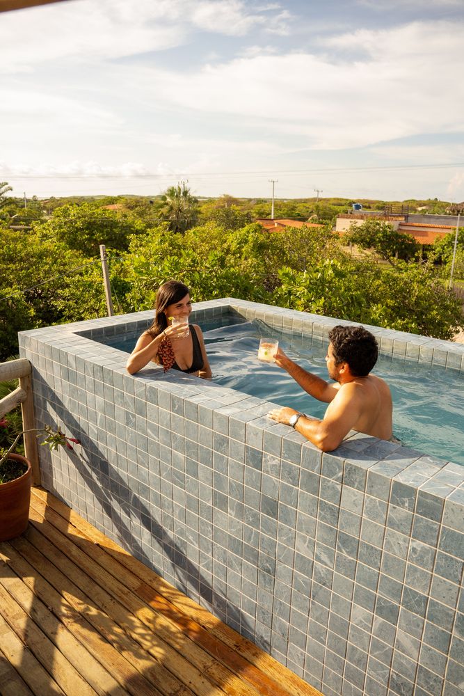 Atins Sky Atins Hôtel Piscine sur le toit Lençóis Maranhenses Brésil