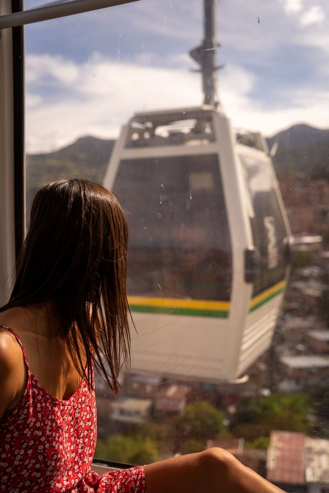 Télécabine Medellin Colombie