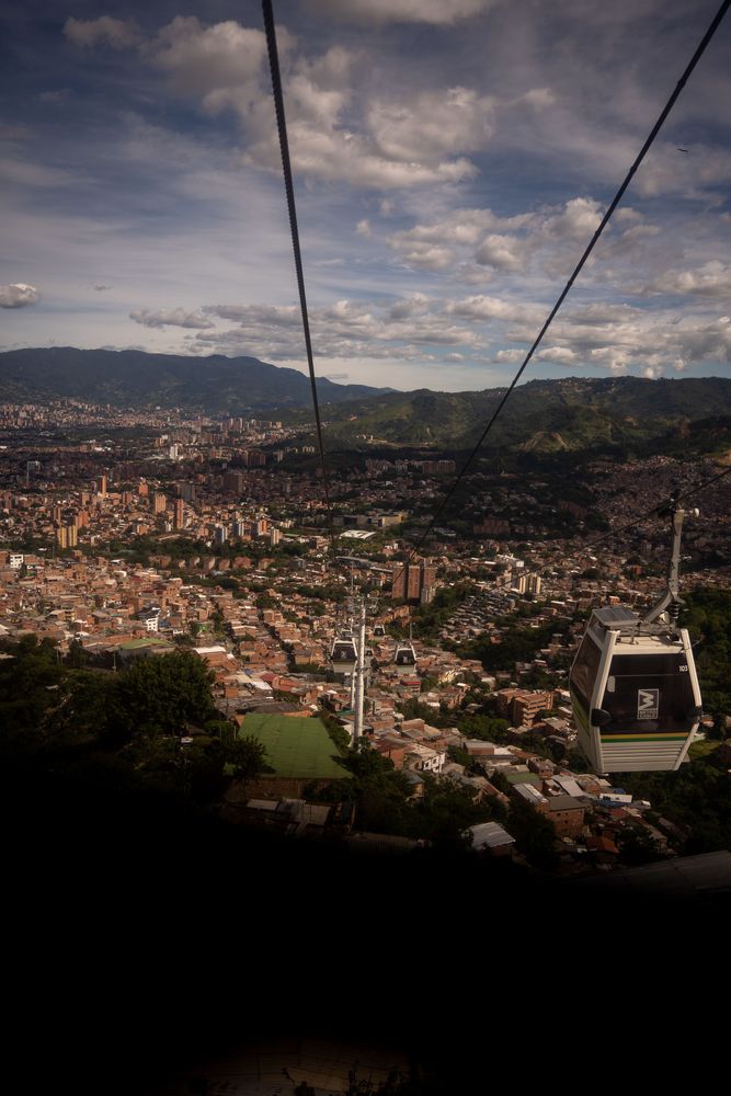 Téléphérique Medellin Colombie