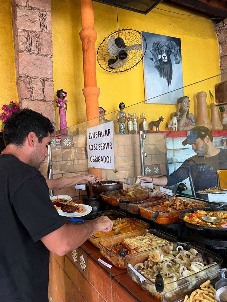 restaurante o bode Chapada Diamantina Brésil Lençois