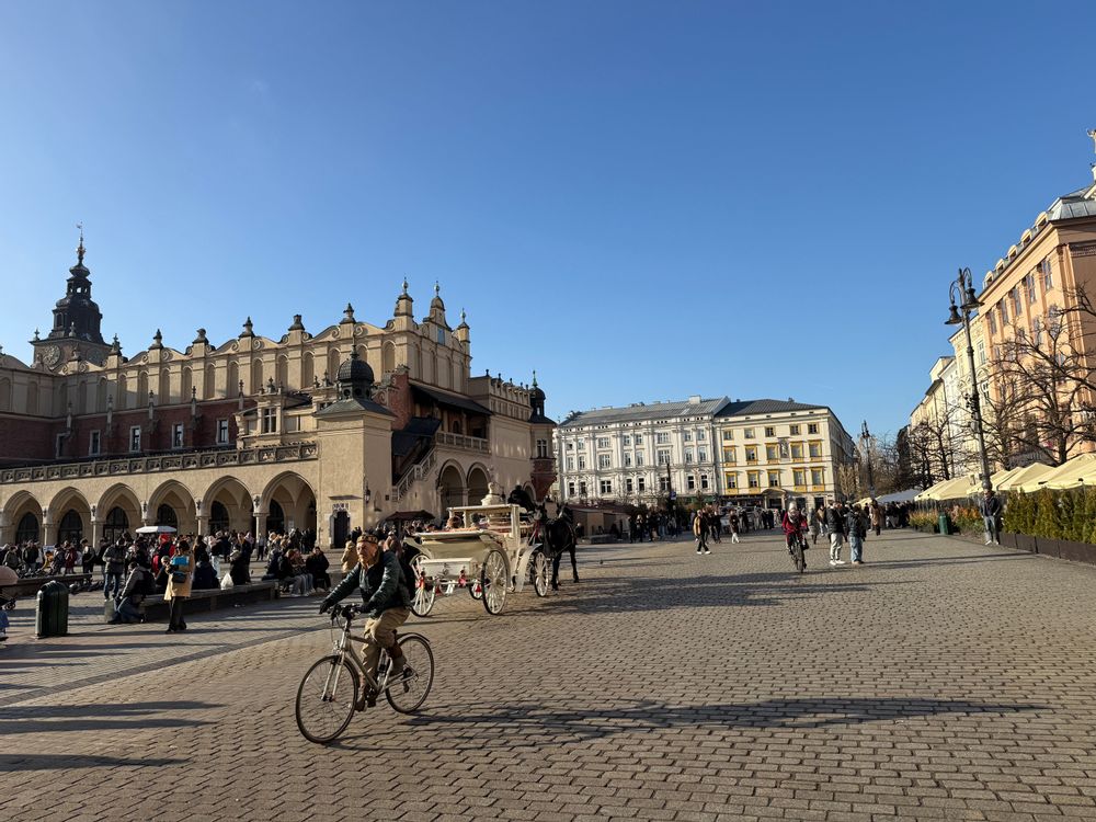 Quartier historique Cracovie Pologne 