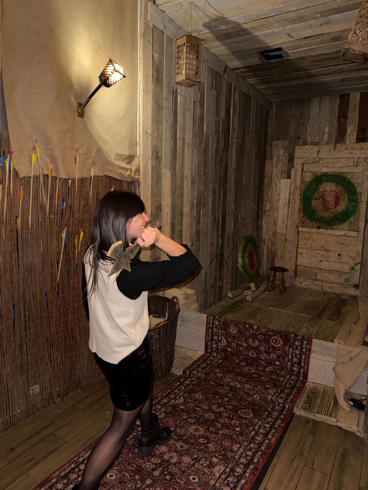 lancer de hache Cracovie Pologne