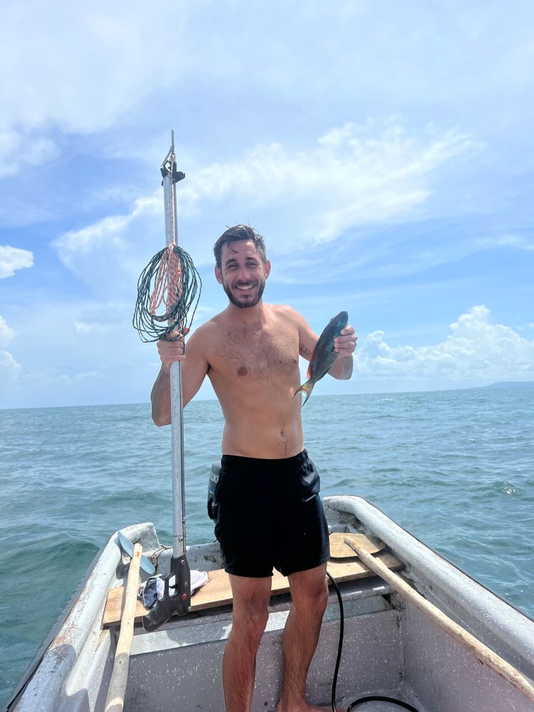 Pêche au harpon Rincon del Mar Colombie