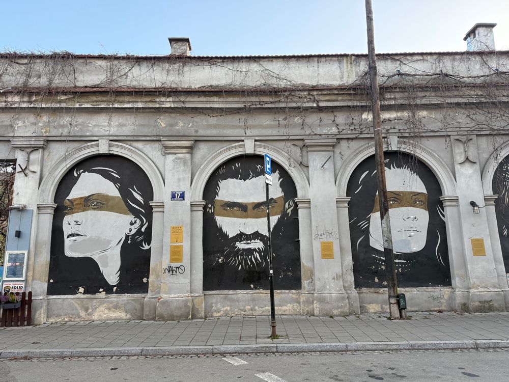 quartier juif Cracovie street art Pologne