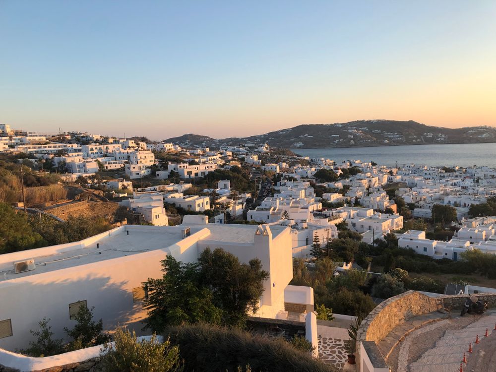 kivraki Mykonos Grèce vue
