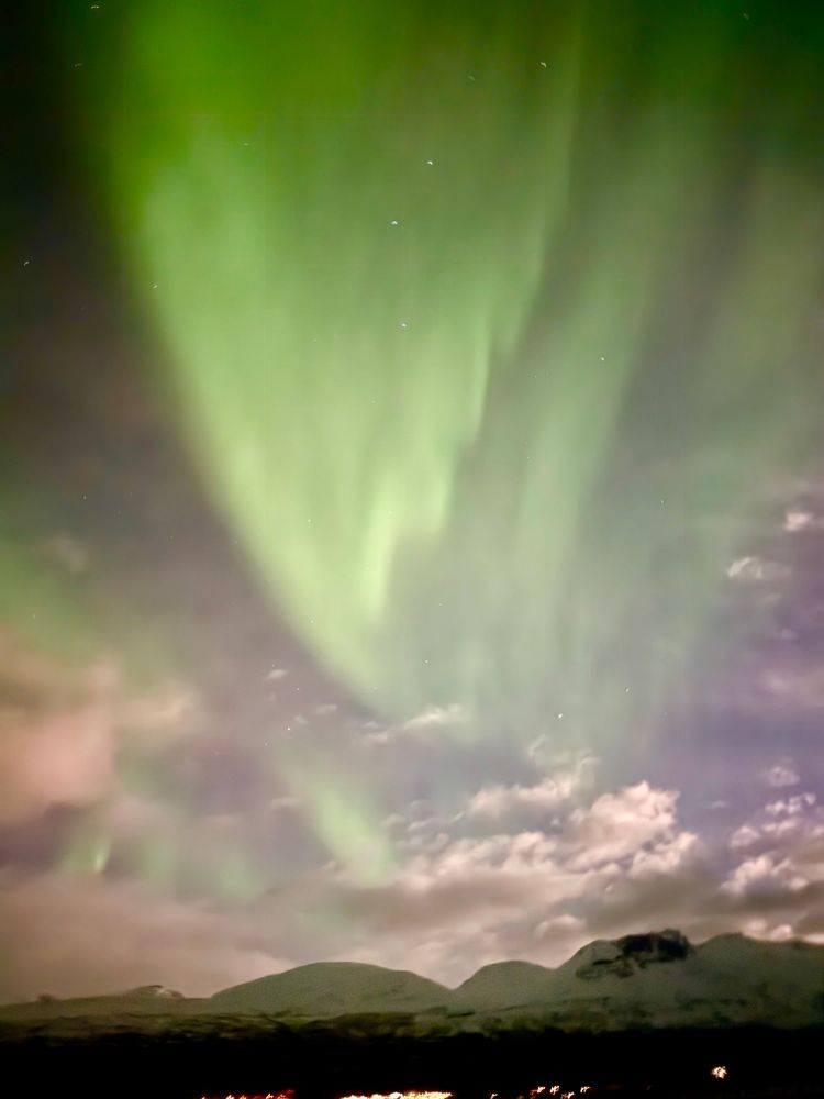 Aurores boréales à Tromsø
