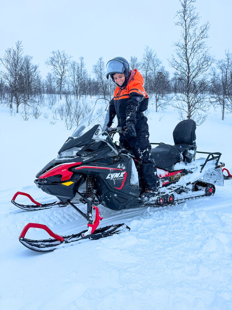 Motoneige à Tromsø en Norvège au camp Tamok