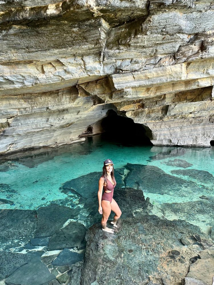 Chapada Diamantina Brésil Lençois Pratinha Gruta azul