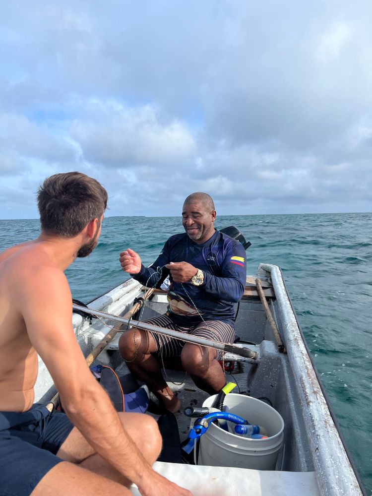 Pêche au harpon Rincon del Mar Colombie