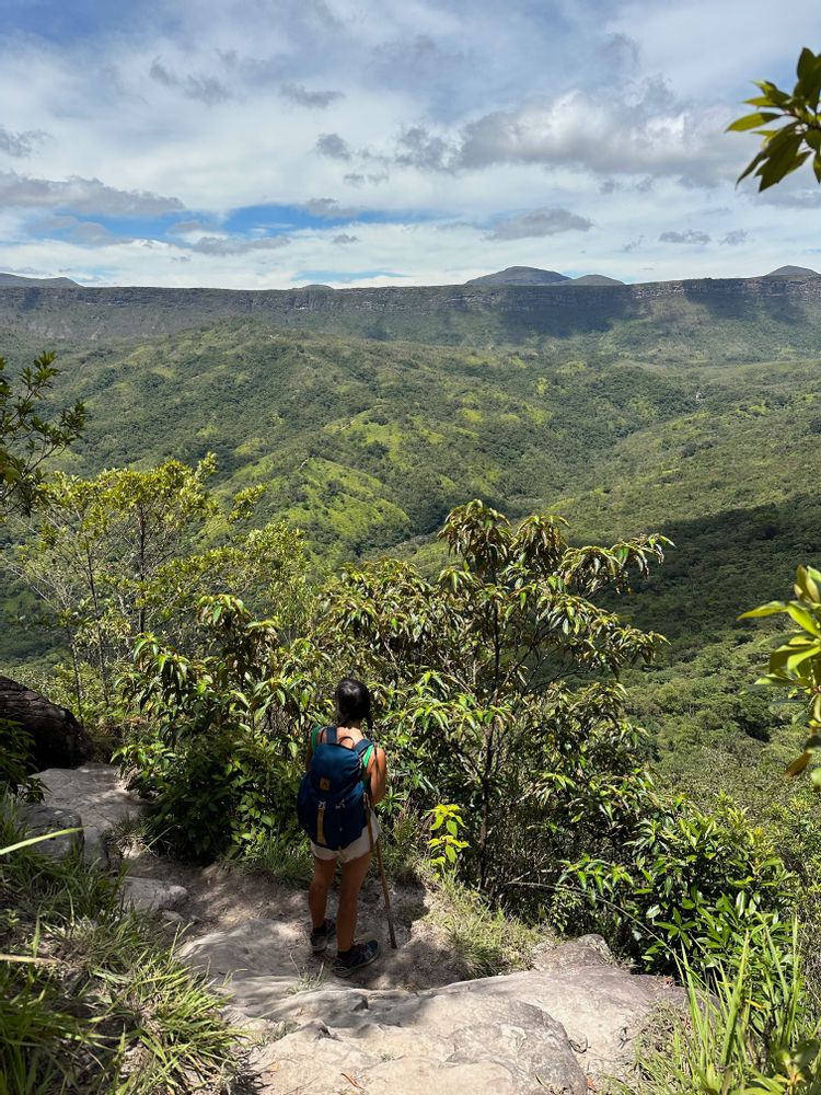 randonnée dans la Vale do Pati Chapada Diamantina Brésil