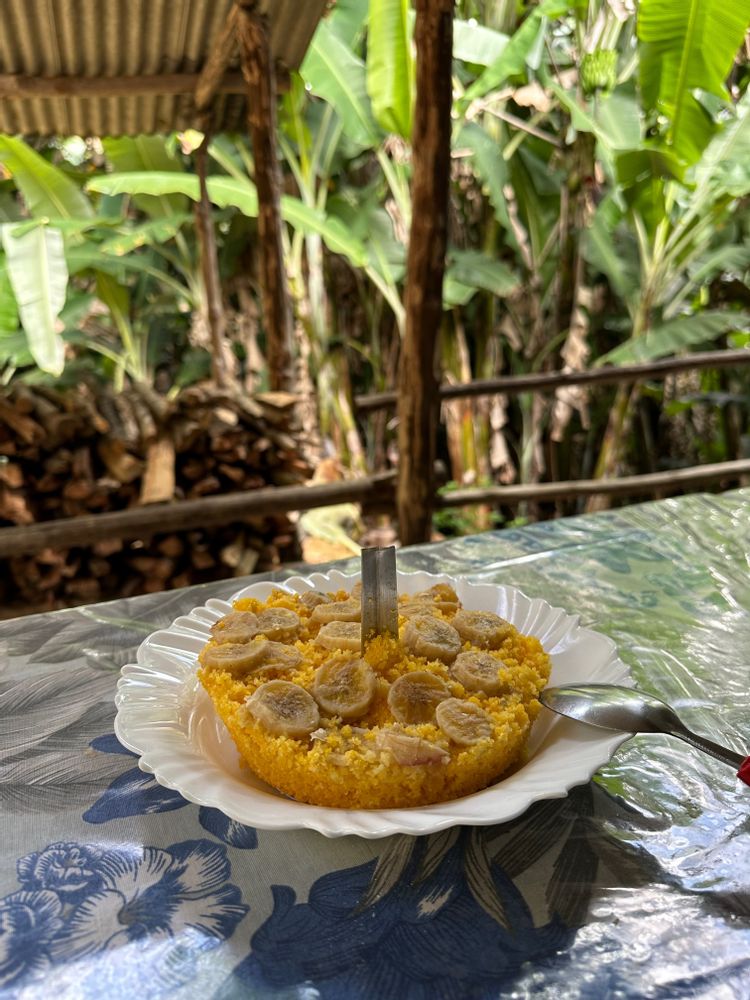 cuscuz banane spécialité Vale do Pati Chapada Diamantina Brésil