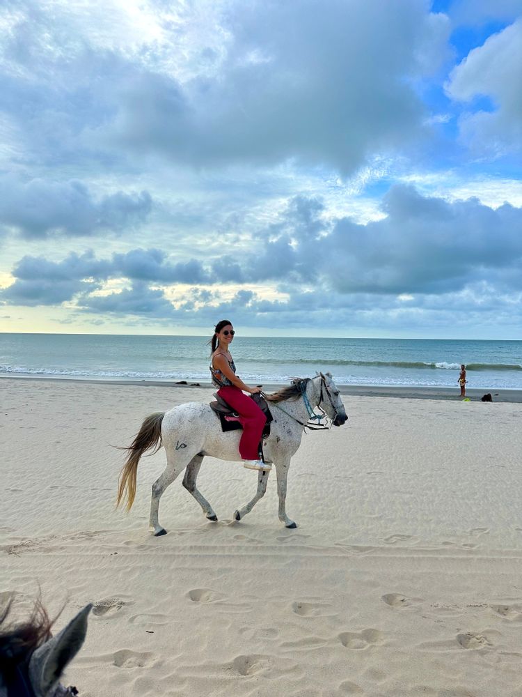 Itinéraire Nordeste brésil Jericoacoara cheval sur la plage