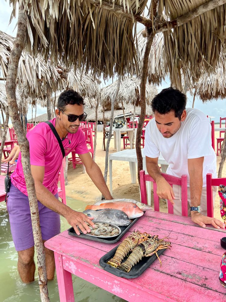 Itinéraire Nordeste brésil Jericoacoara poisson laguna