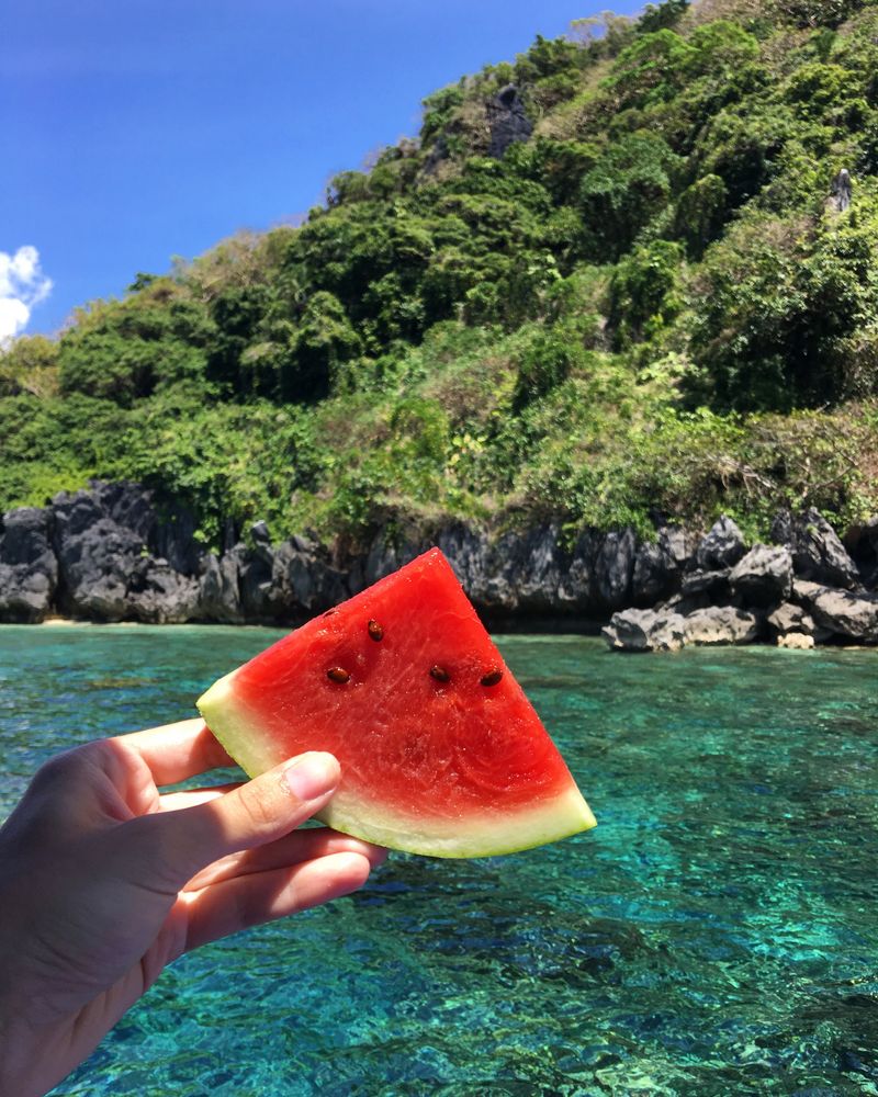 que faire aux philippines pastèque mer
