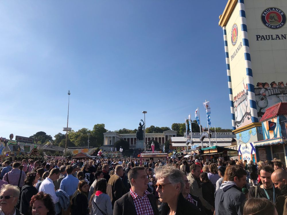 oktoberfest foule munich 