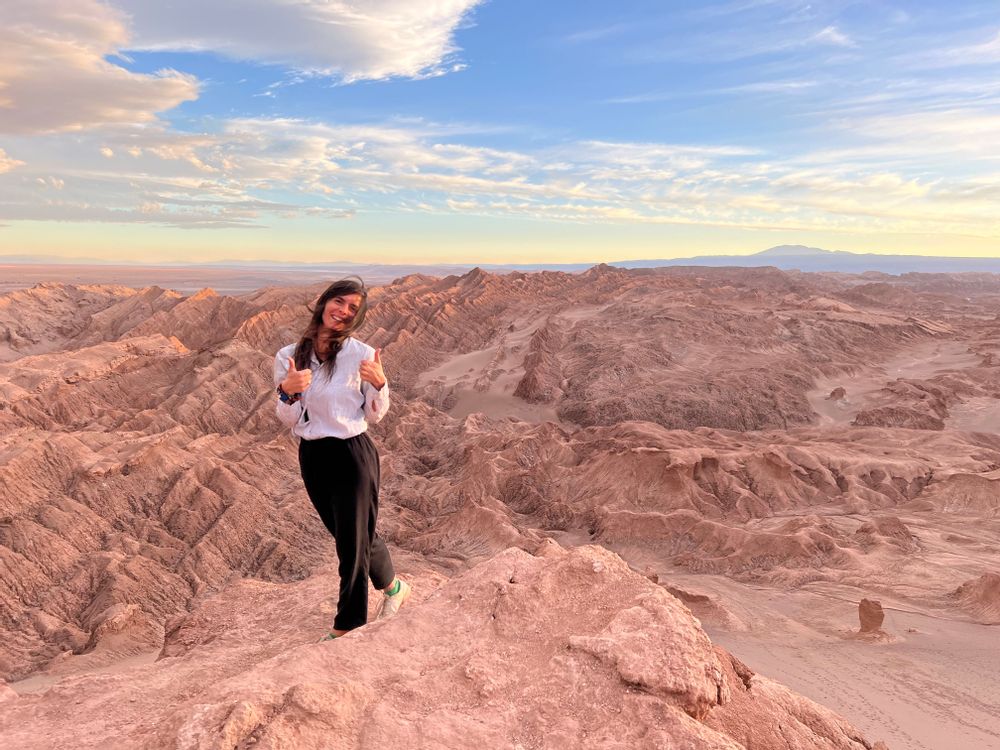 Mirador Vale de la luna Désert d'Atacama San Pedro de Atacama Chili