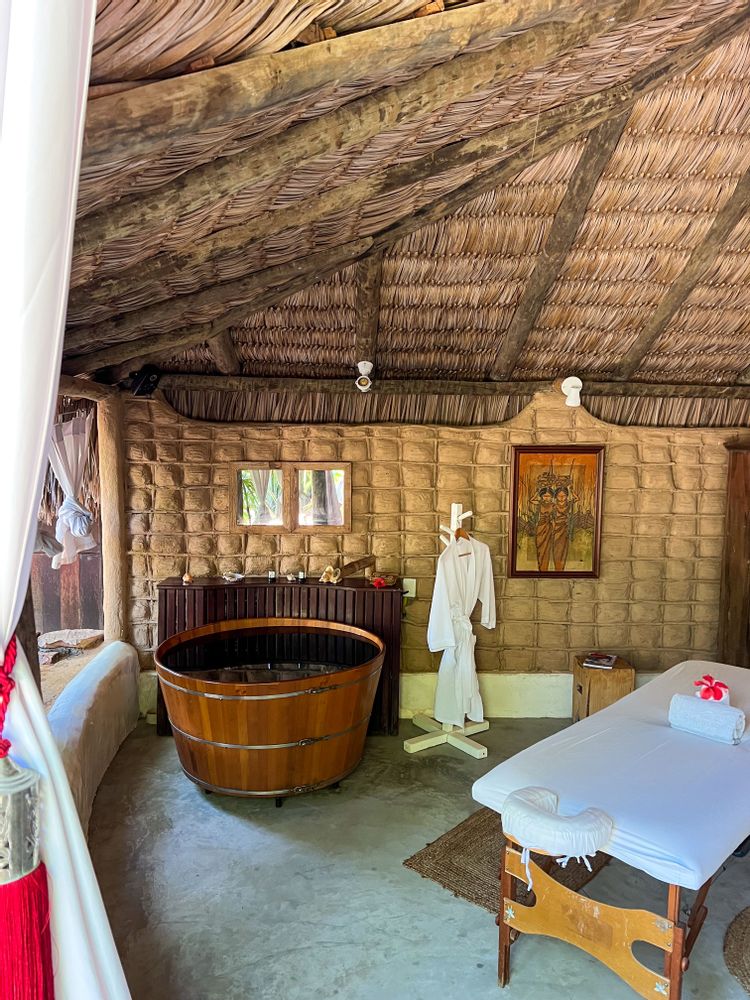 Le spa du Chili Beach Hôtel Jericoacoara Brésil