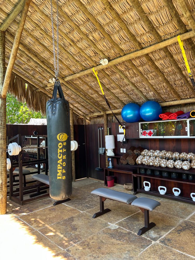 Plus bel hotel de Jericoacoara brésil chili beach salle de sport