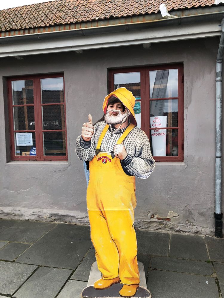 Pecheur musée de la sardine Fjords Bergen Norvège