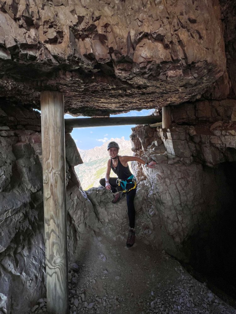 Via Ferrata Monte Paterno Innerkofler Dolomites Tre Cime di Lavaredo Italie