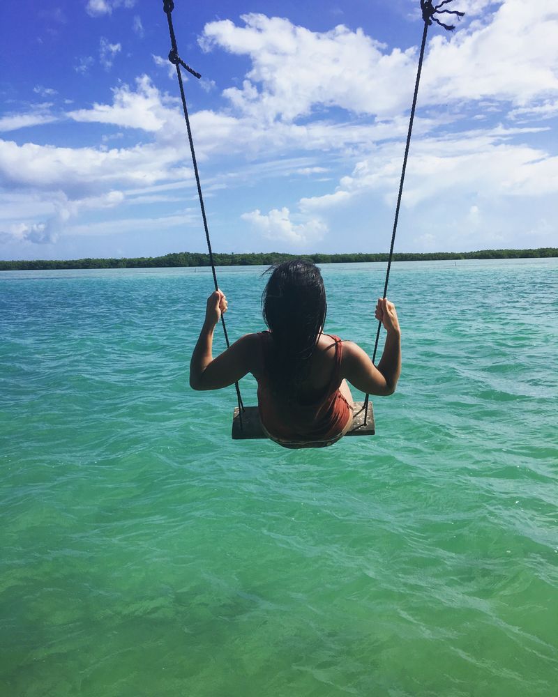 balancoire yucatan mexique rio lagartos