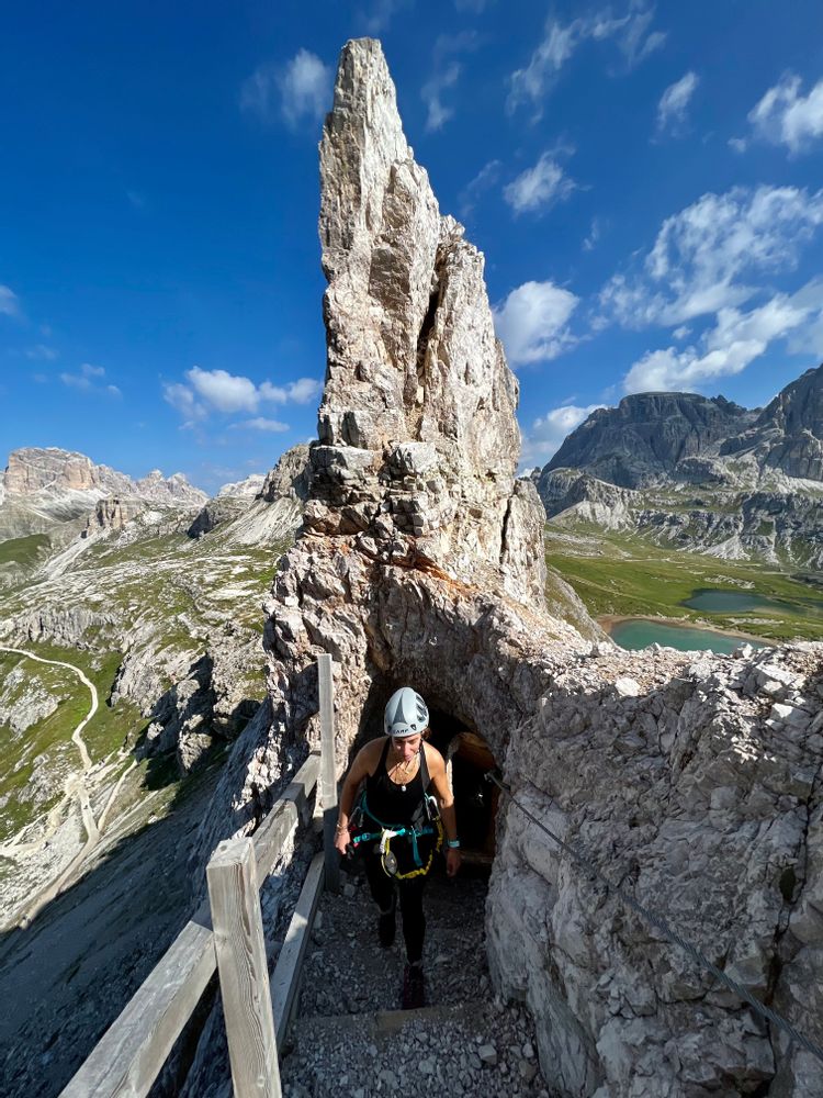 Via Ferrata Dolomites Monte Paterno Innerkofler Tre Cime Italie