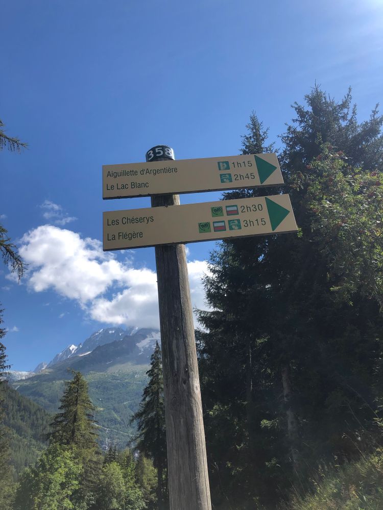 Randonnée du Lac Blanc Lac des Cheserys Echelle Chamonix