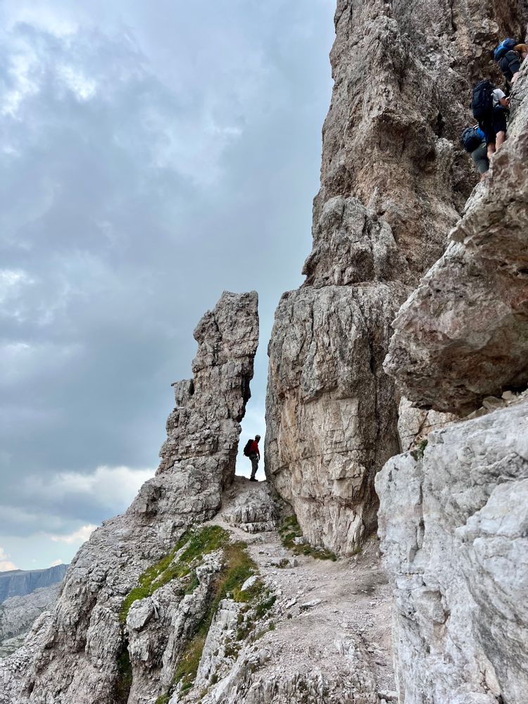 Via Ferrata Dolomites Cinque Torri Roc d'Averau Italie