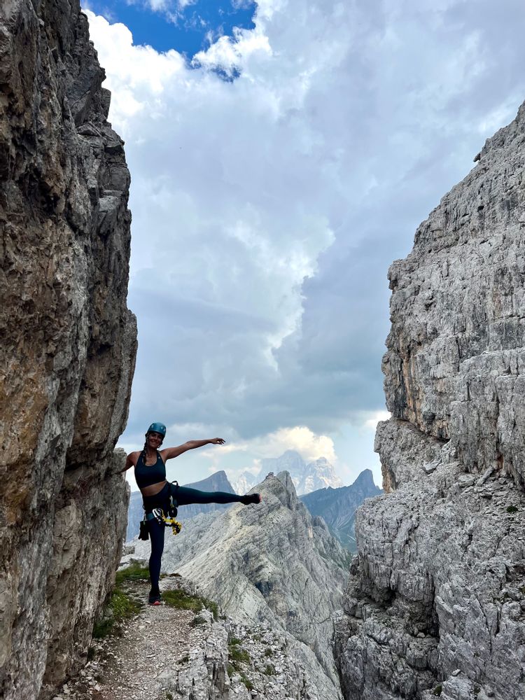 Via Ferrata Dolomites Cinque Torri Roc d'Averau Italie