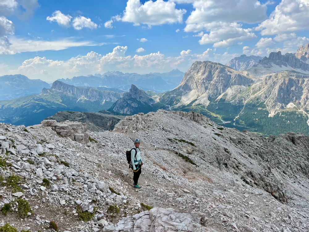Via Ferrata Dolomites Cinque Torri Roc d'Averau Italie