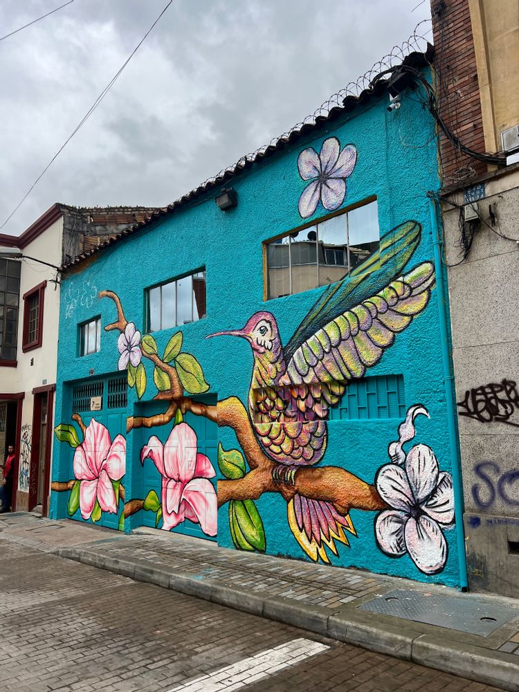 Street art Bogota Colombie