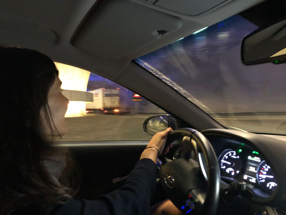 Norvège tunnel rond point