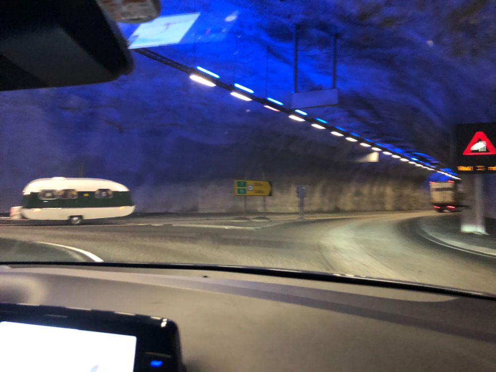 Norvège tunnel rond point