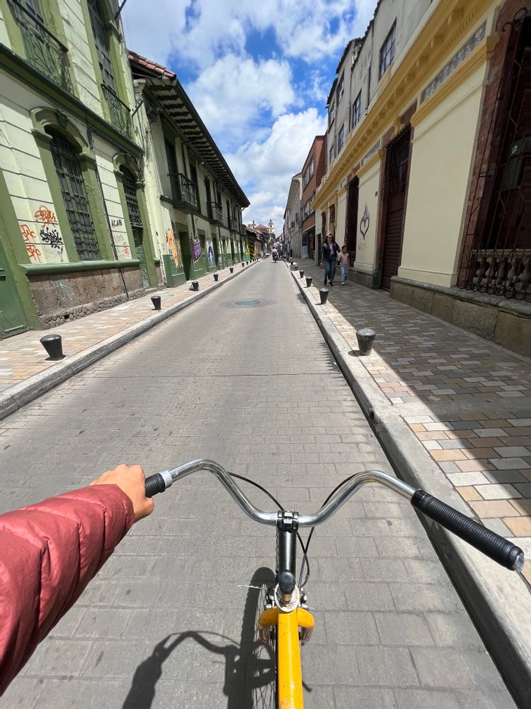 Balade à vélo Bogota Colombie