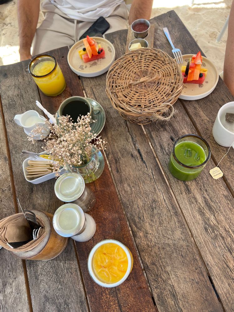 Restaurant de plage Playa del Carmen Mexique Yucatan