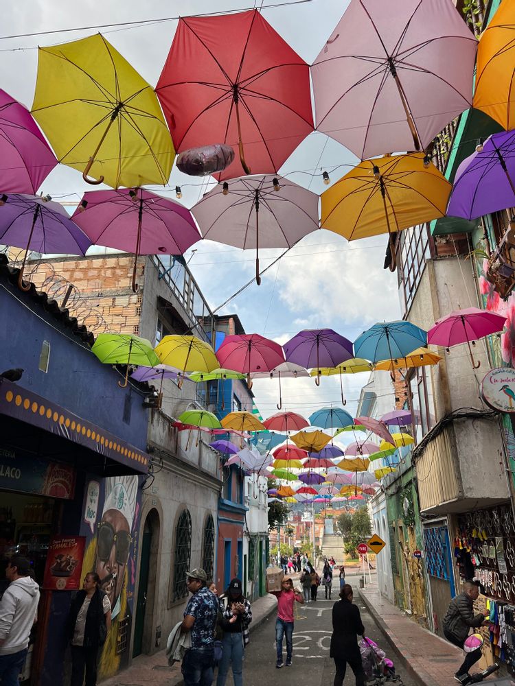 Parapluies Bogota Colombie