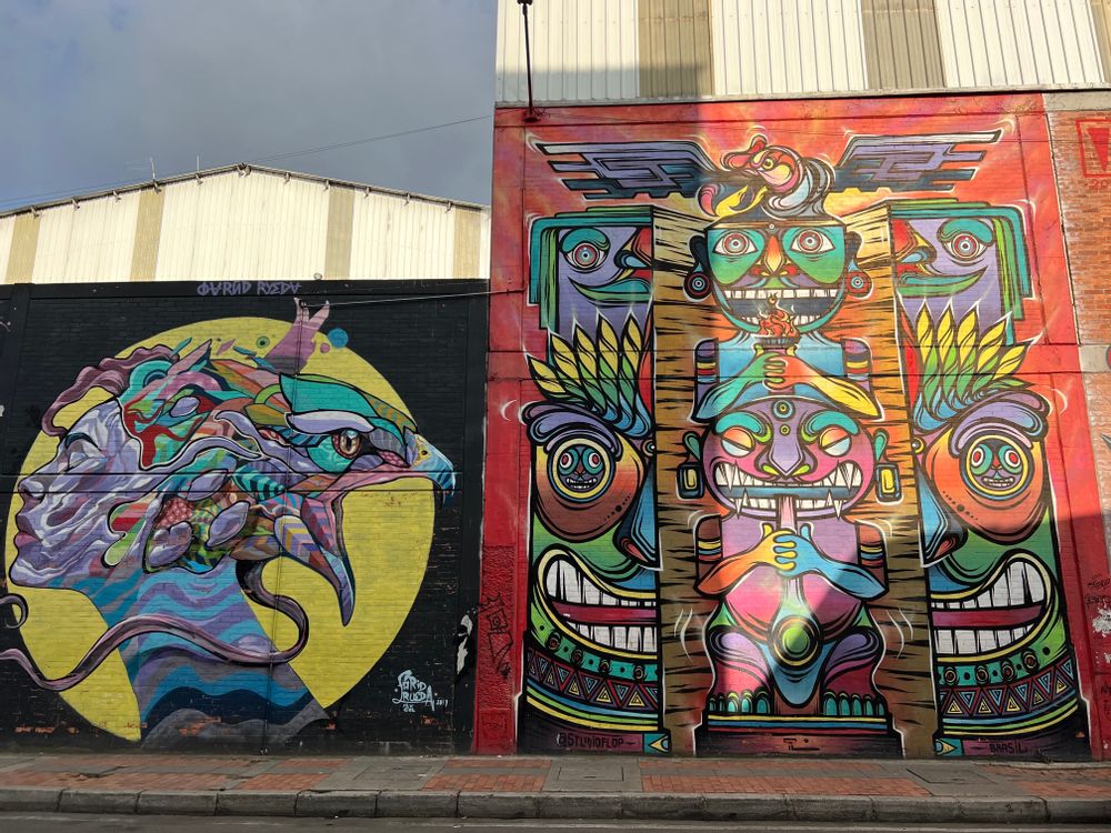 Street-art Bogota Colombie